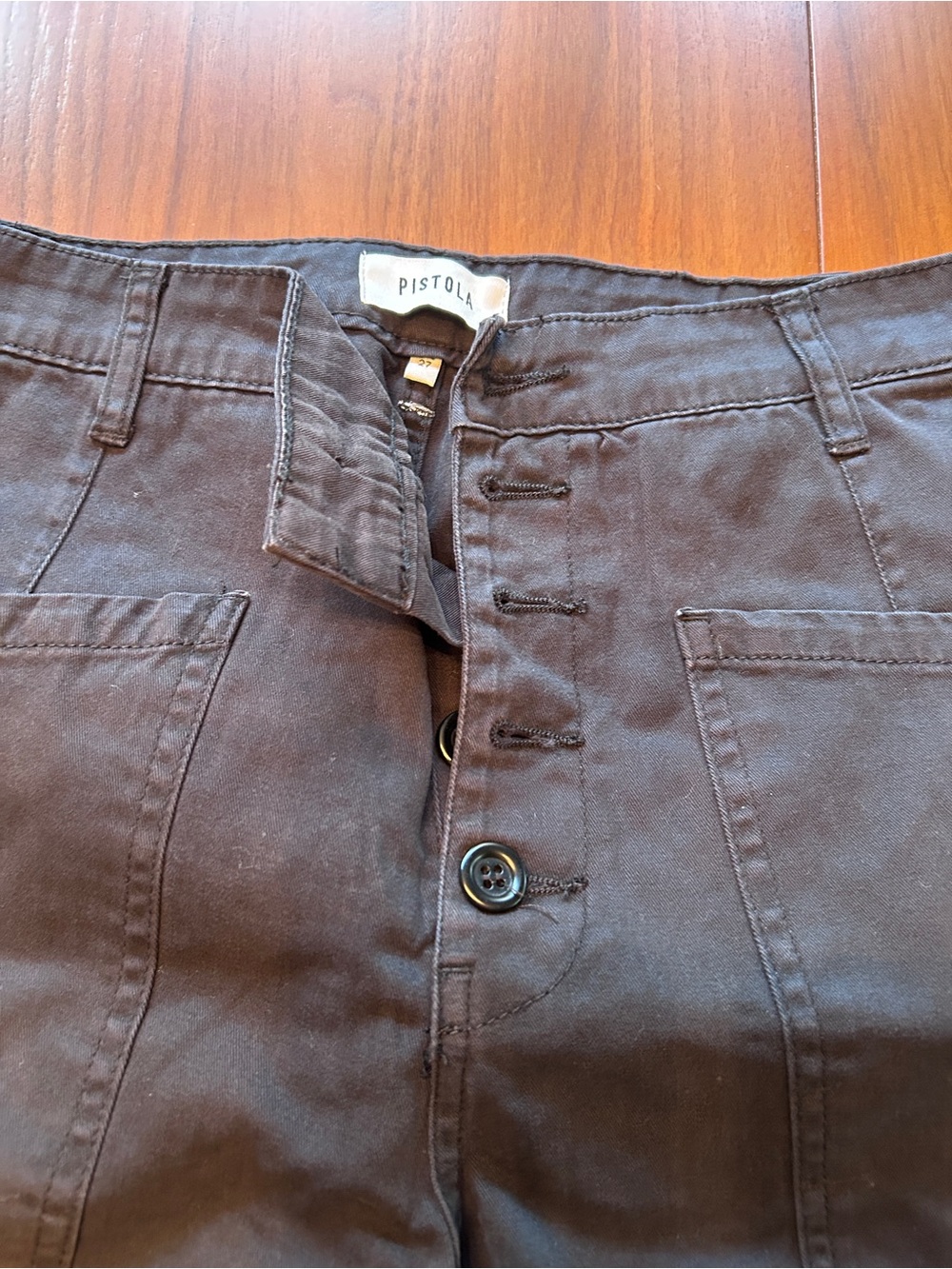pistola Black Women’s 27 Pants - Button Fly - Picture 3 of 7